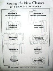 10 FASHION PIECES SEWING NEW CLASSICS TISSUE PATTERN